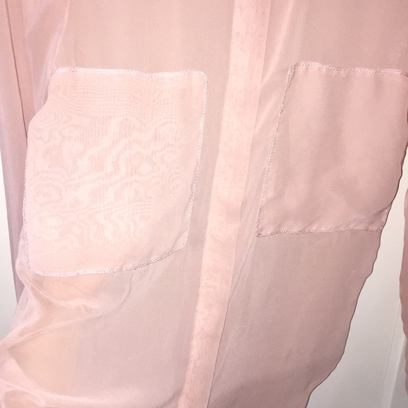 Sheer Button Down Shirt - Picture 5 of 8